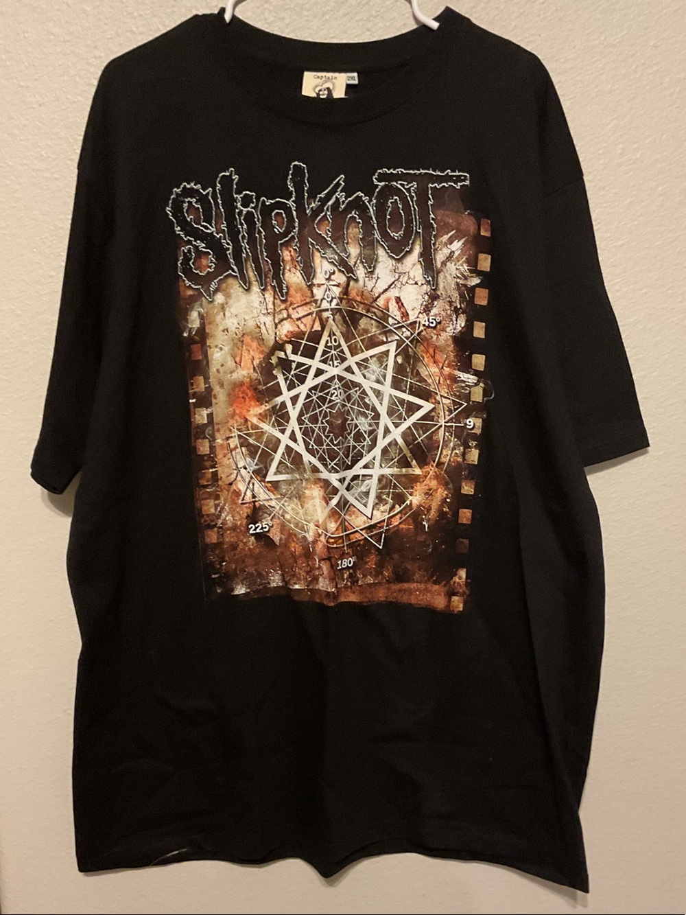 Slipknot Black Graphic Band T-Shirt - Black